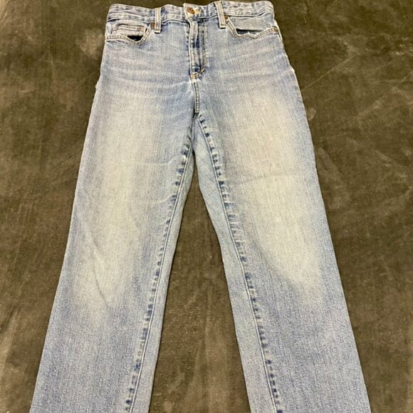 Joe's Women's Straight Leg Raw Hem Light Denim Cropped & Distressed Jeans, W27 - Picture 1 of 10